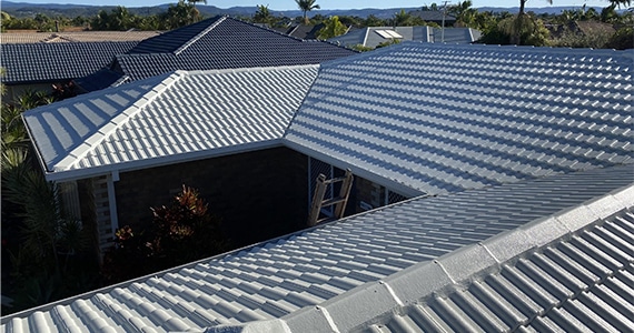 Grey Residential Roof - Ware Painting Roofs In Gold Coast, QLD
